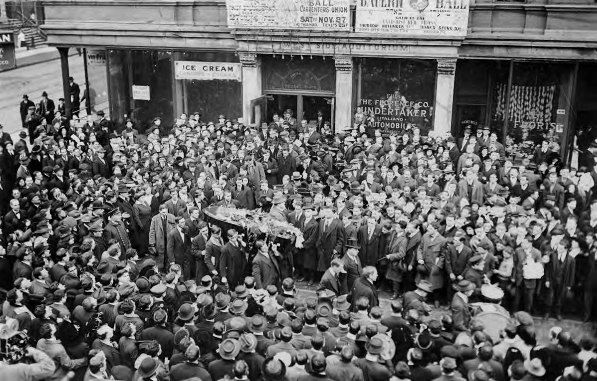Funeral of Joe Hill, Chicago, 1915