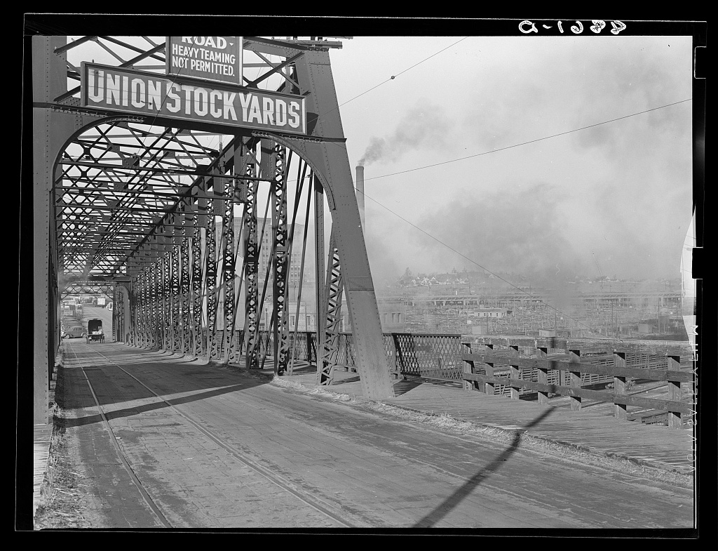 Entrance to Union Stockyards, Omaha, Nebraska