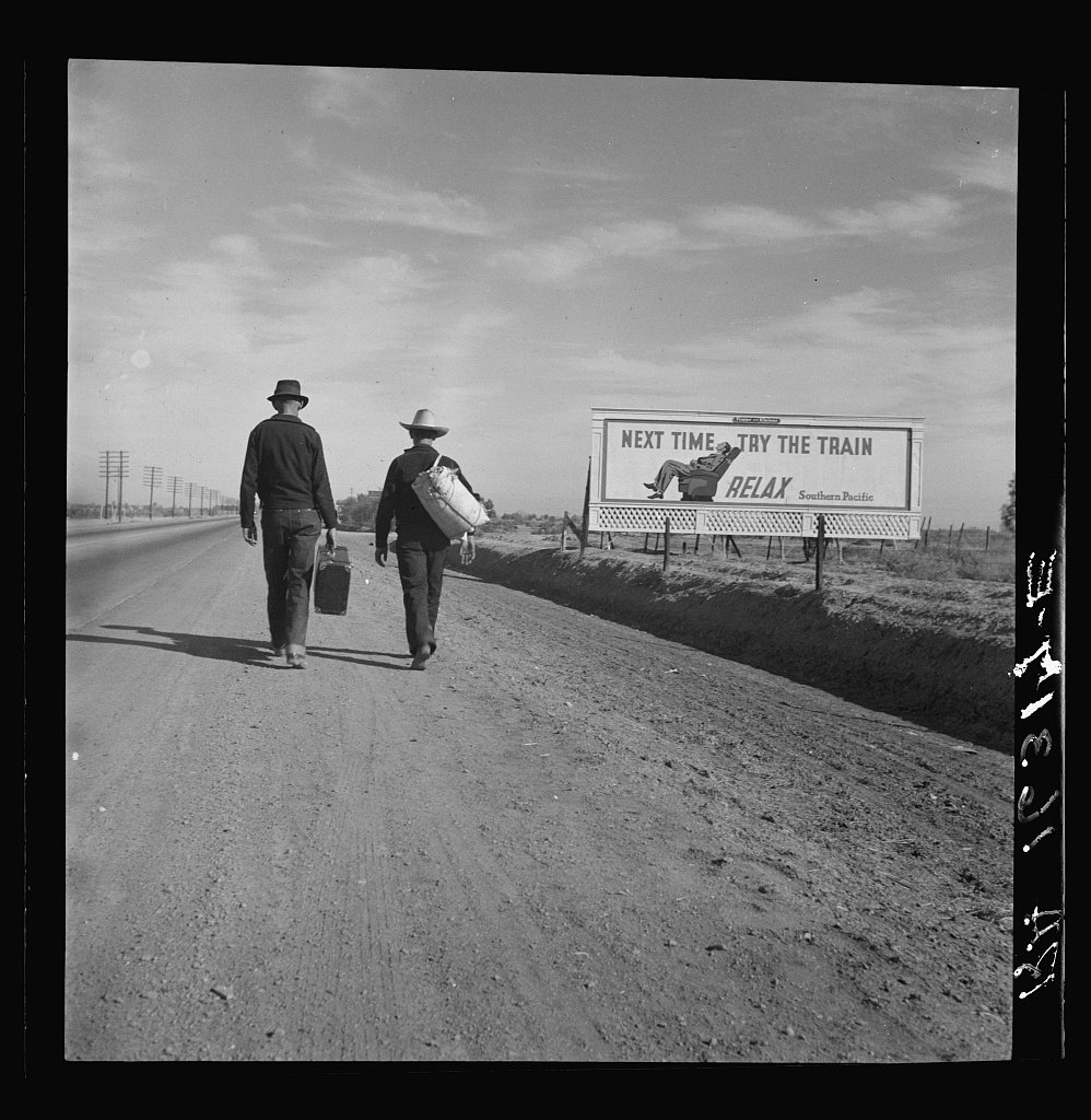 Toward Los Angeles, California
