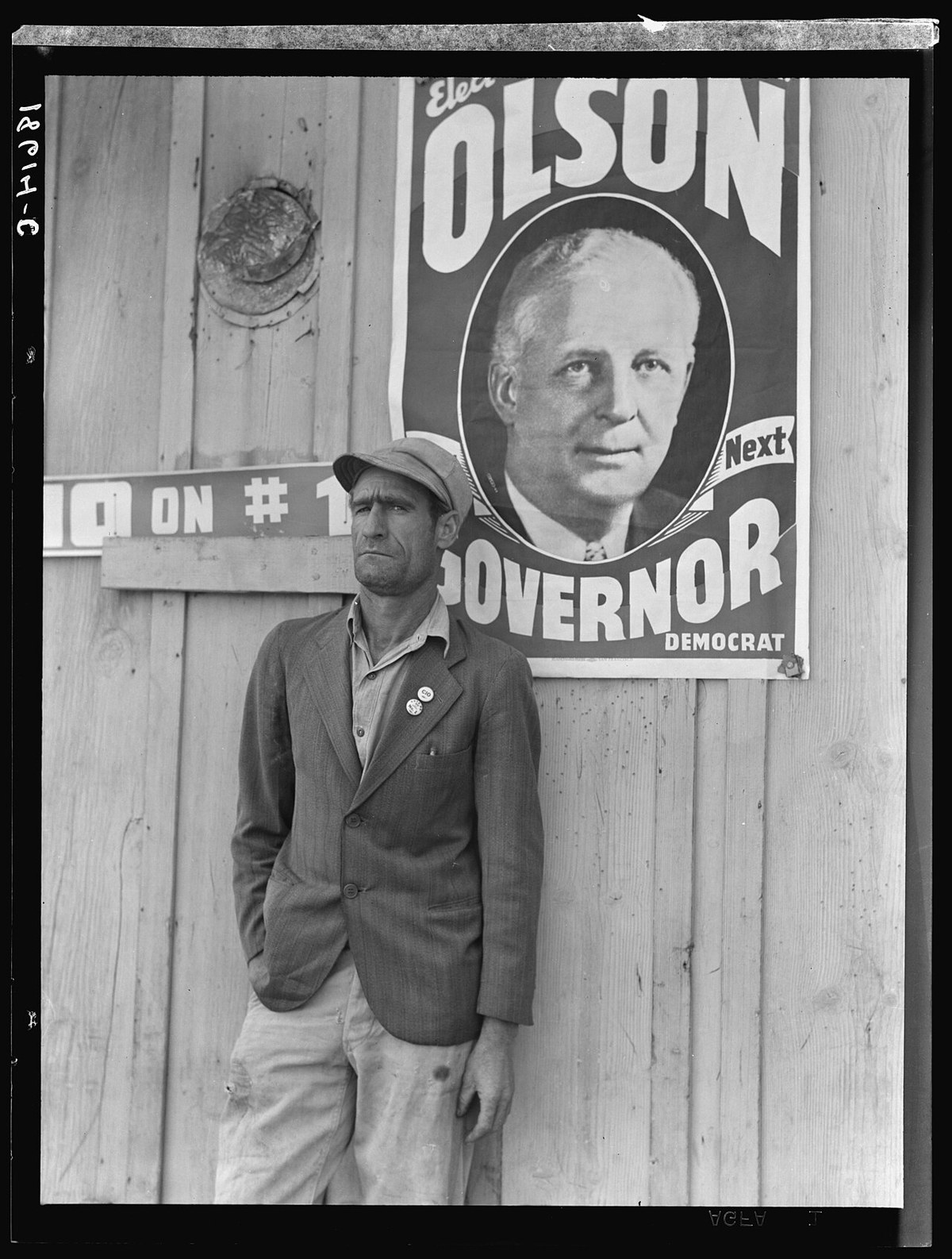 Cotton-strike leader, California, 1938